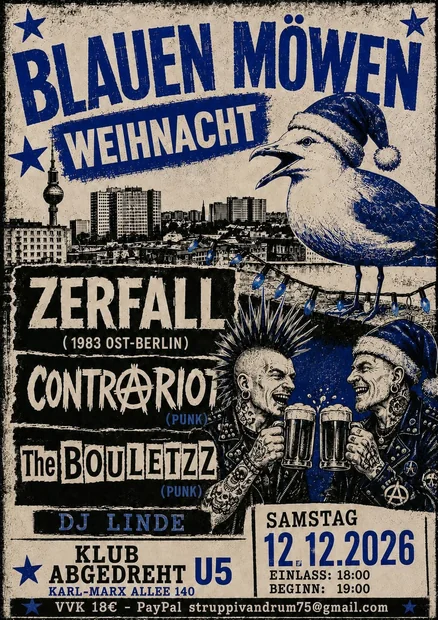 Blauen Möwen Weihnacht