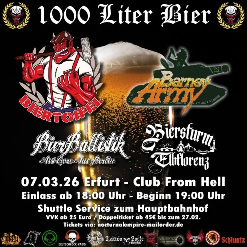 1000 Liter Bier - Samstag