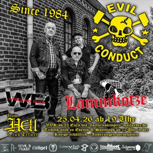 Evil Conduct X Lammkotze X Wrecking Boys