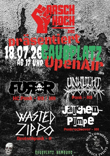 ArschHoch.org präsentiert das Gaußplatz Open Air