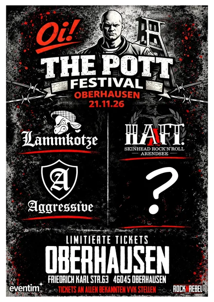 Oi! The Pott Festival 2026 - WarmUp Show
